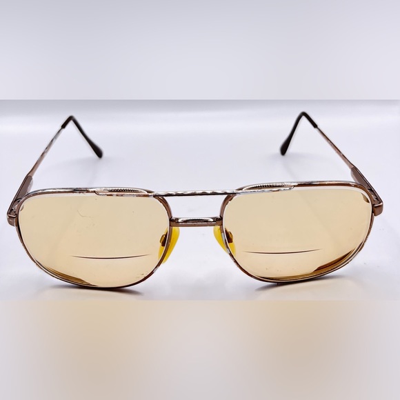 Vintage Logo Paris LM 233-1 Gold Pilot Sunglasses Frames Only - Picture 3 of 8